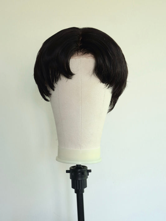 Shorter textured boy cut