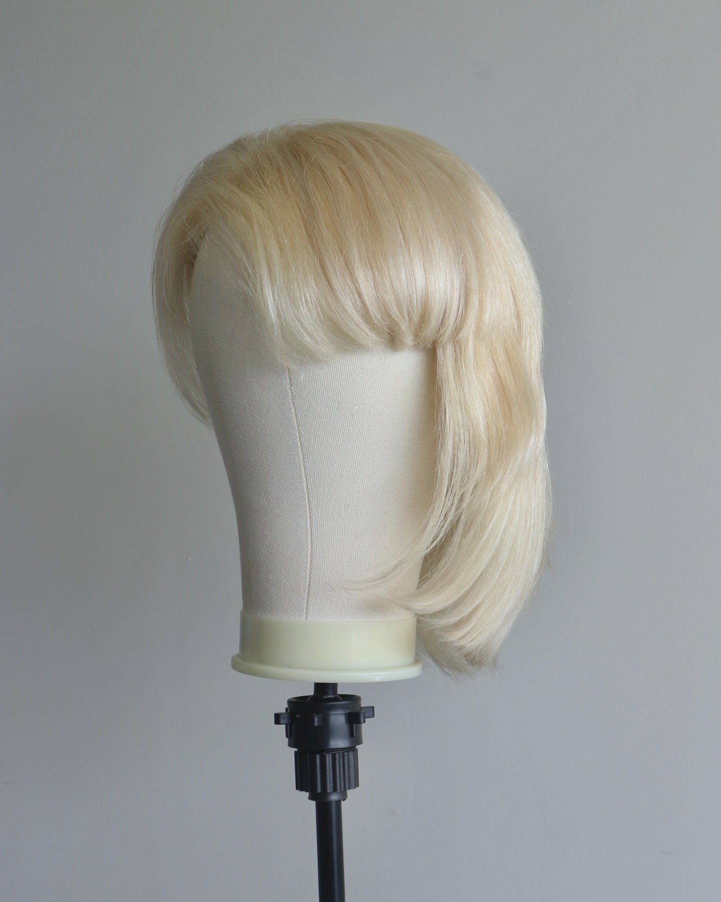 Blonde shaved sides mullet