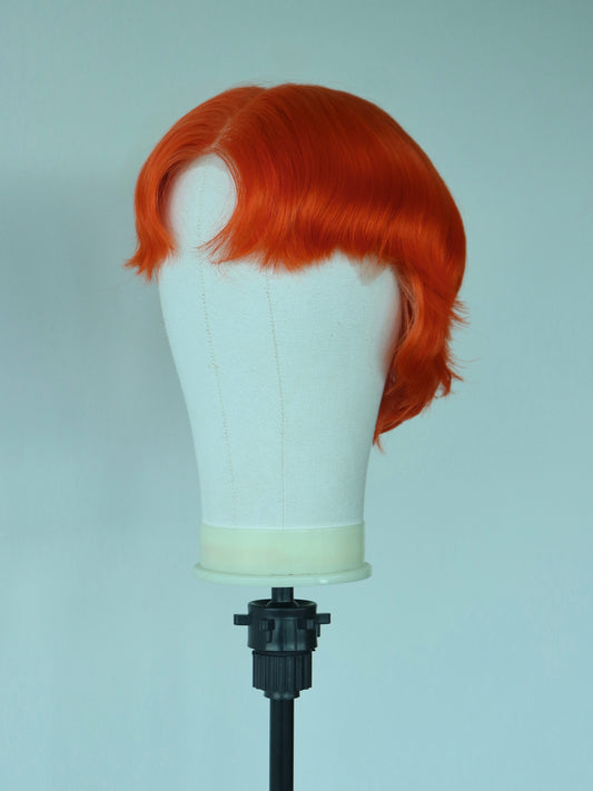 Orange short sides curls