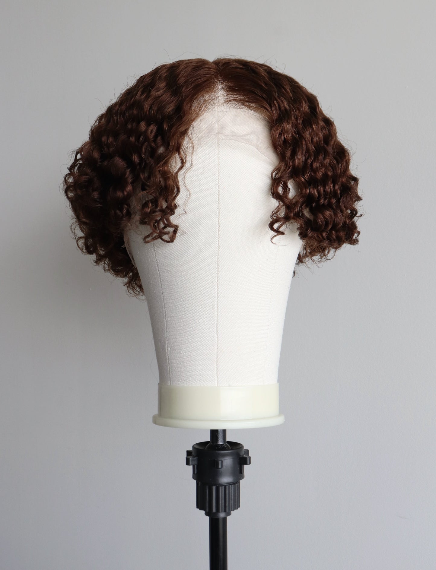 Brown round curls